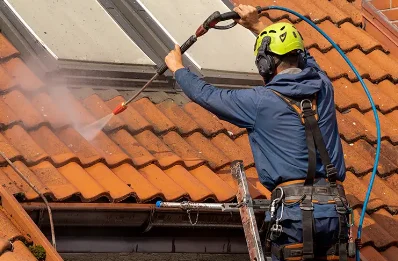 Démoussage et hydrofuge de toiture à Elbach